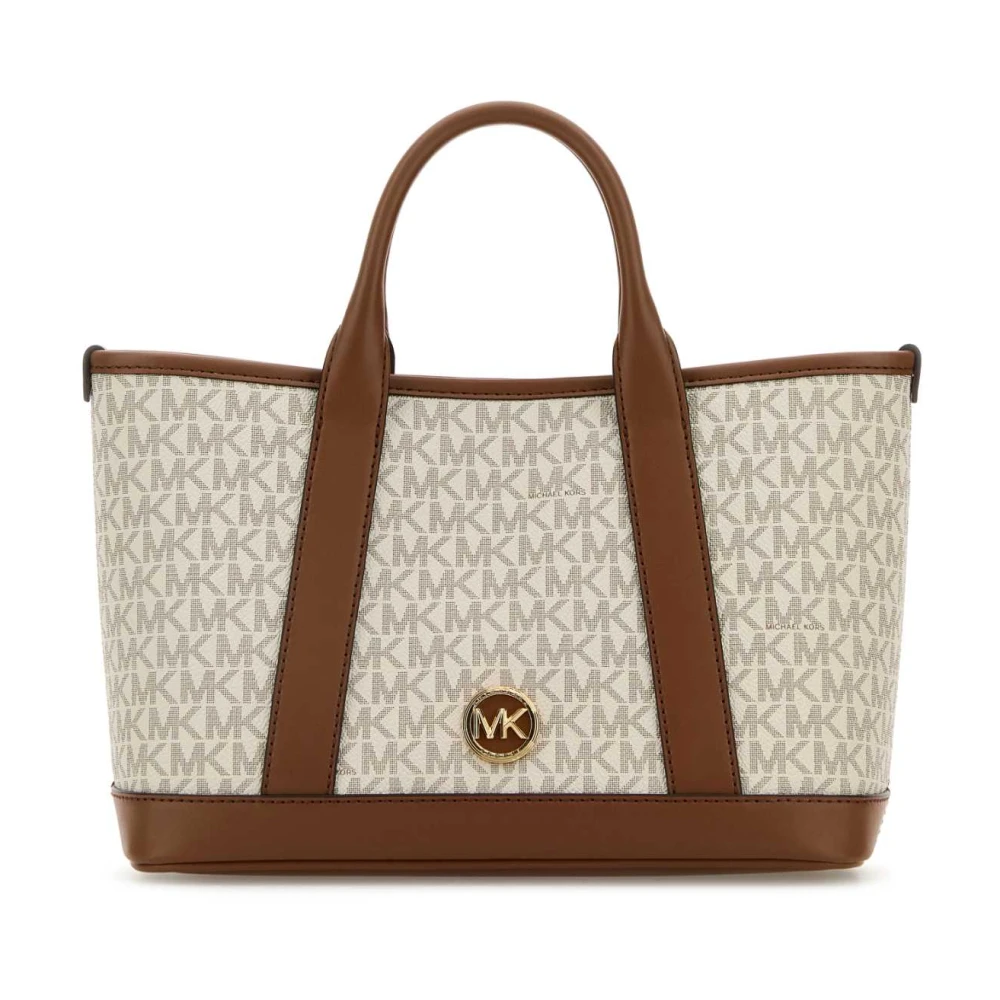 Michael Kors Luisa Canvas Shopper Beige Dames