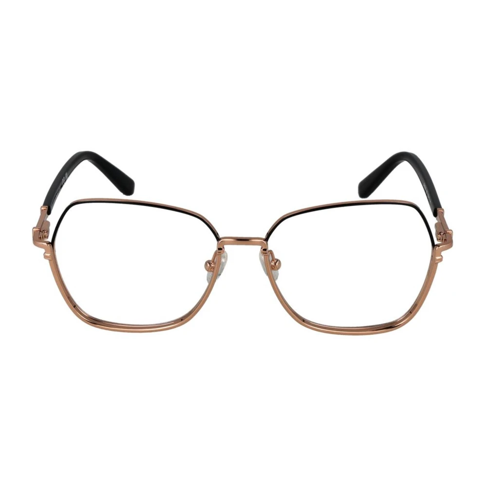 Guess Zwarte Metalen Vierkante Optische Frames Black Dames