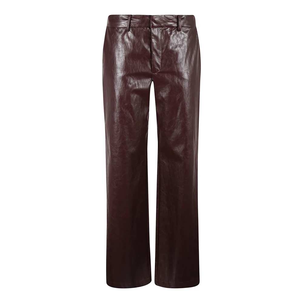 Federica Tosi Vinaccia Broek Aw24 Damesmode Brown Dames