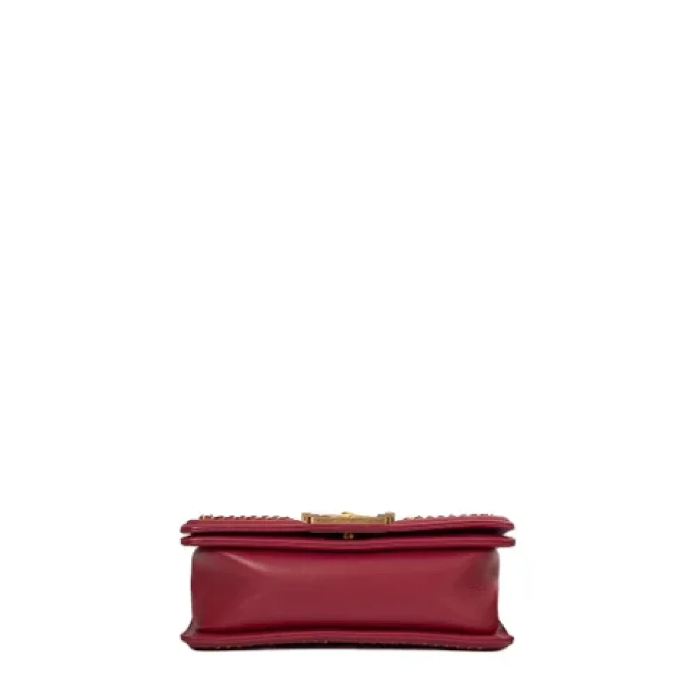 Chanel Vintage Pre-owned Leather handbags Pink Dames