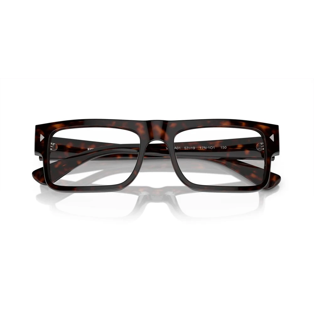 Prada Stijlvolle brilmonturen in Havana kleur Brown Unisex