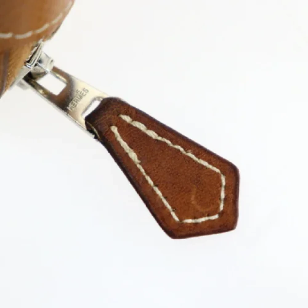 Hermès Vintage Pre-owned Fabric wallets Brown Dames