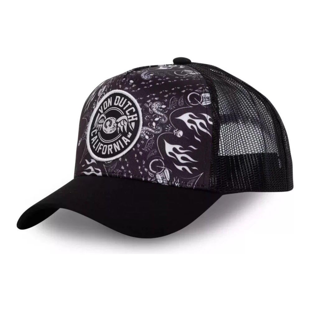 Von Dutch Zwarte CT Ban Trucker Cap Multicolor Heren