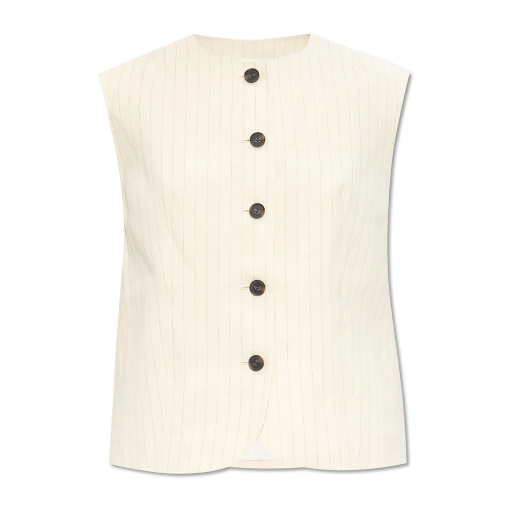 AllSaints Payton Vest Beige Dames