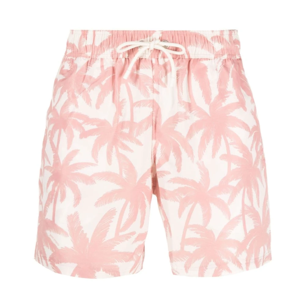 Palm Angels Zee Roze 'Palms' Zwemkleding Pink Heren