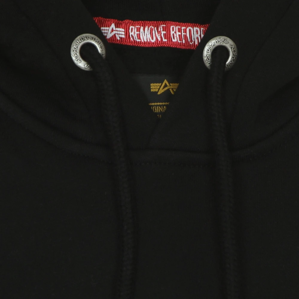alpha industries Flame Hoody Hot Wheels Heren Hoodie Black Heren