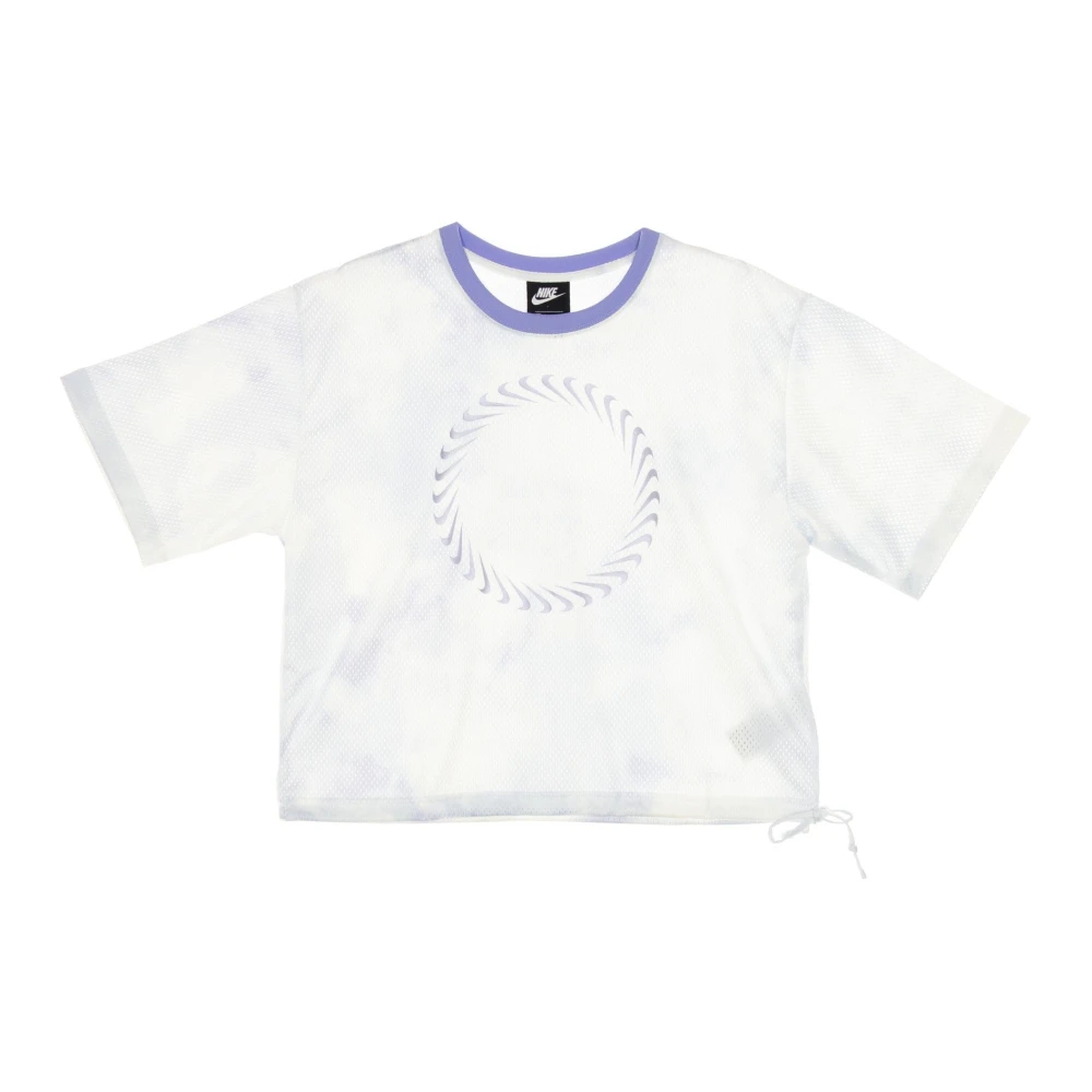 Nike Mesh Icon Clash T-Shirt Light Thistle White Dames