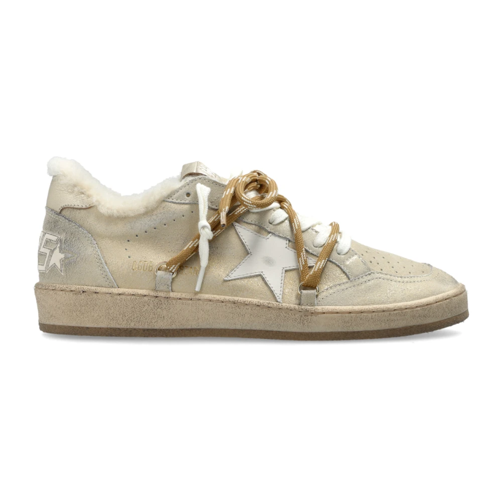 Golden Goose Women's Beige Sneakers, 6 Uk, Ball Star Trainers