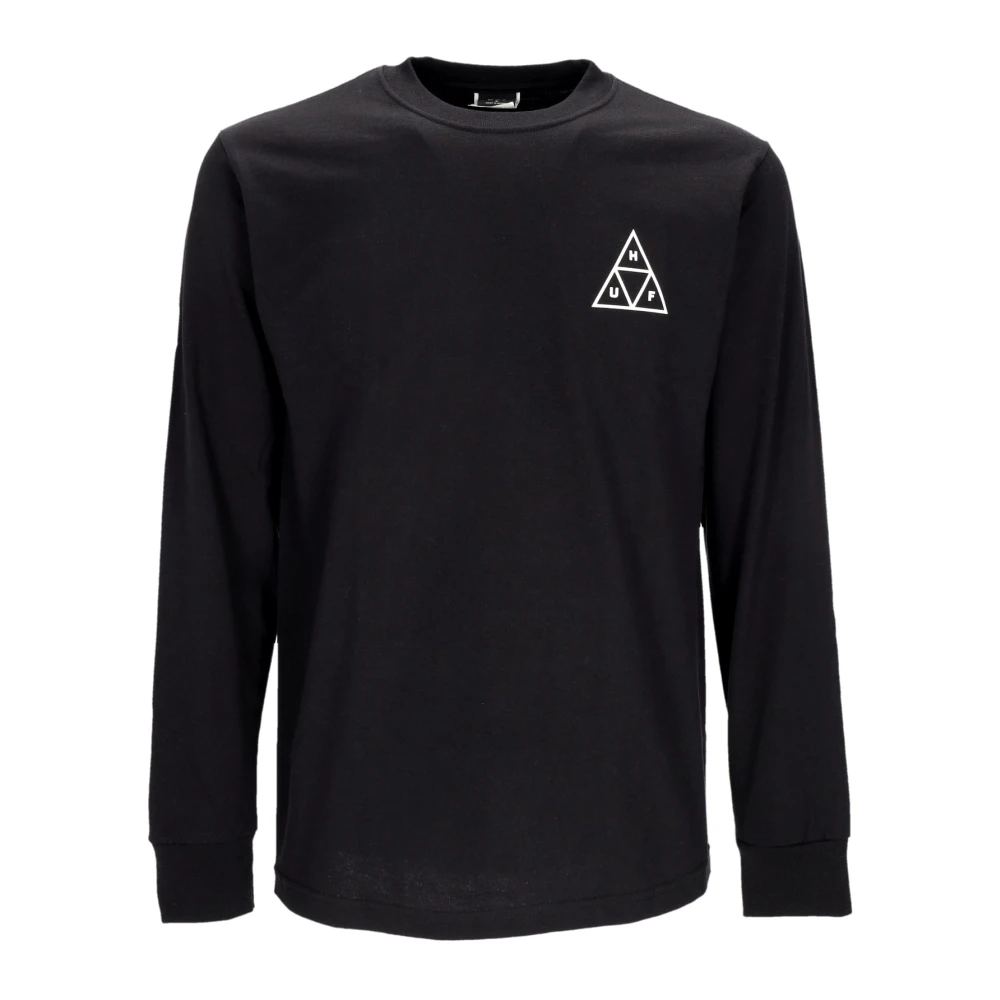 HUF Driehoek Lange Mouw Tee Zwart Black Heren