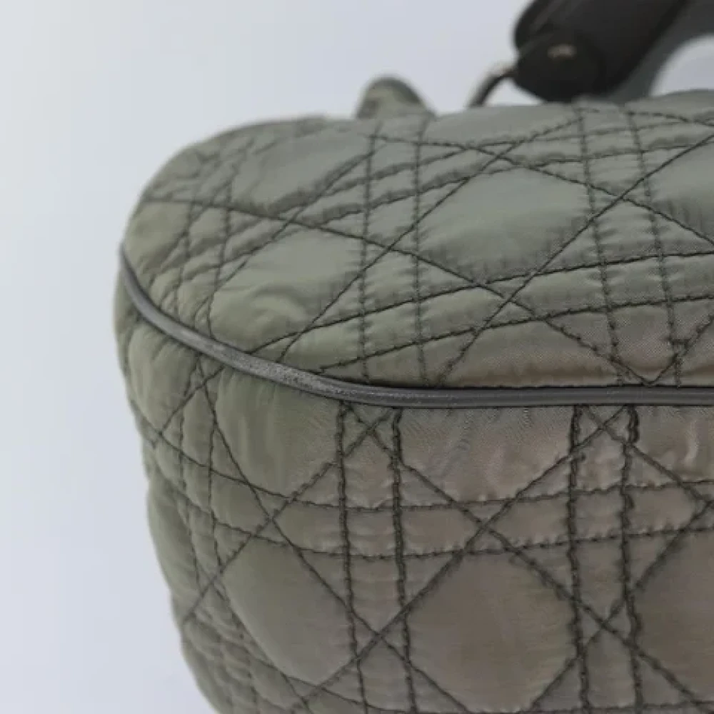 Dior Vintage Pre-owned Fabric dior-bags Gray Dames