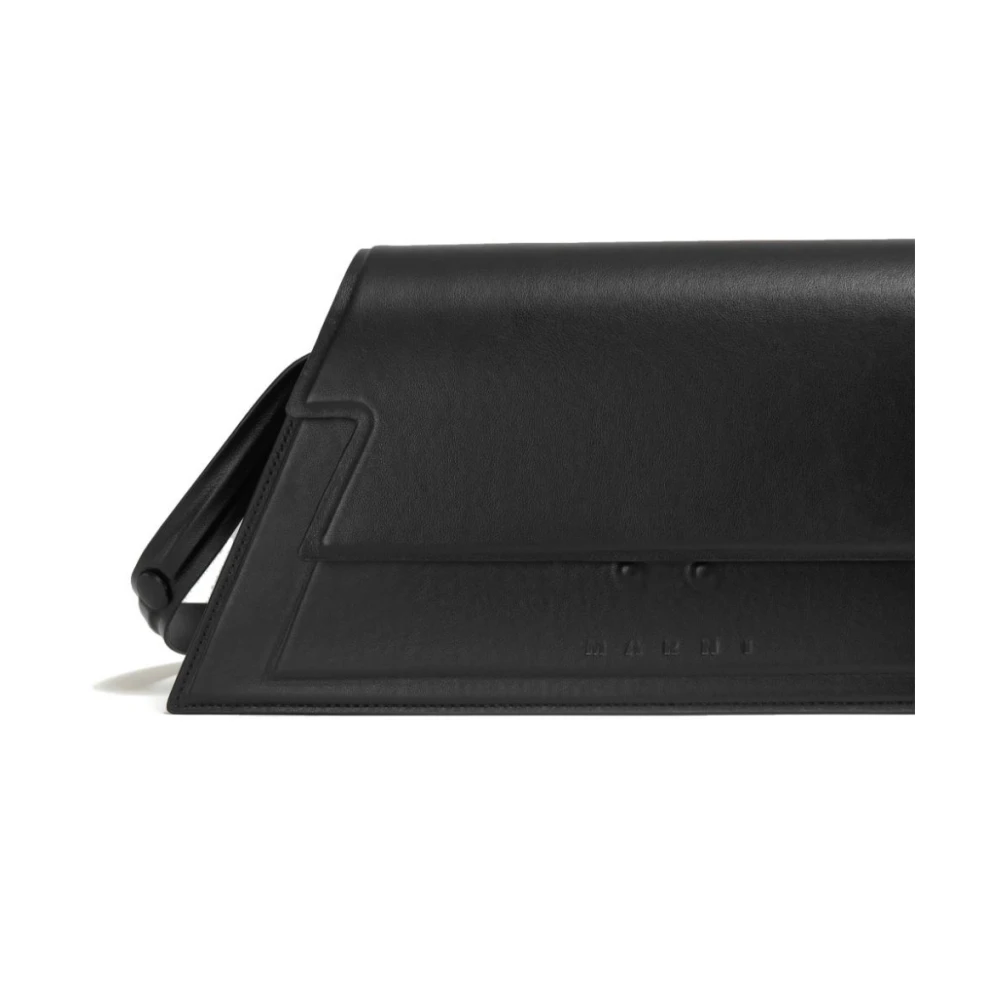 Marni Stijlvolle Schoudertas Black Dames