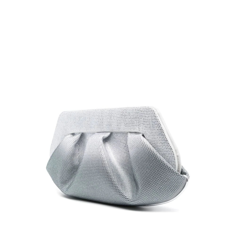 THEMOIRè Zilver-tone Upcycled Crossbody Tas Gray Dames