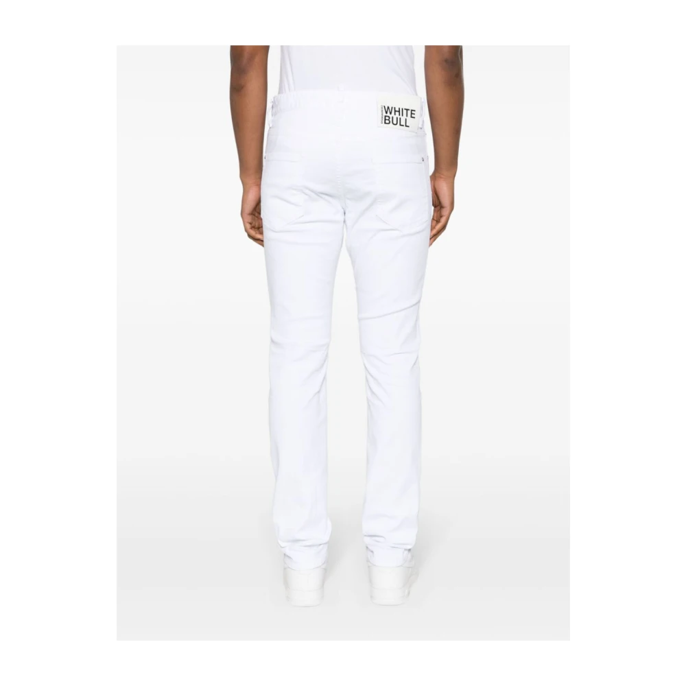 Dsquared2 Witte Jeans voor Mannen White Heren