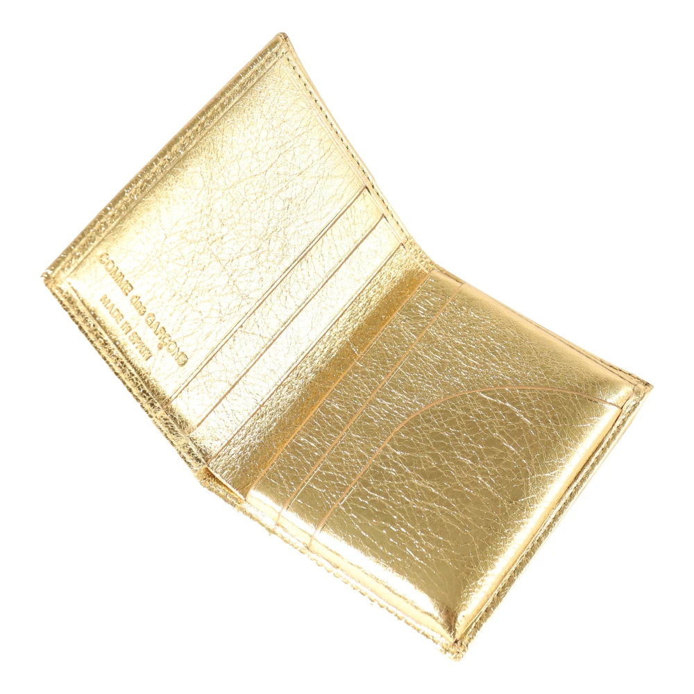 Comme des Garçons Gouden Kaarthouder Yellow Unisex