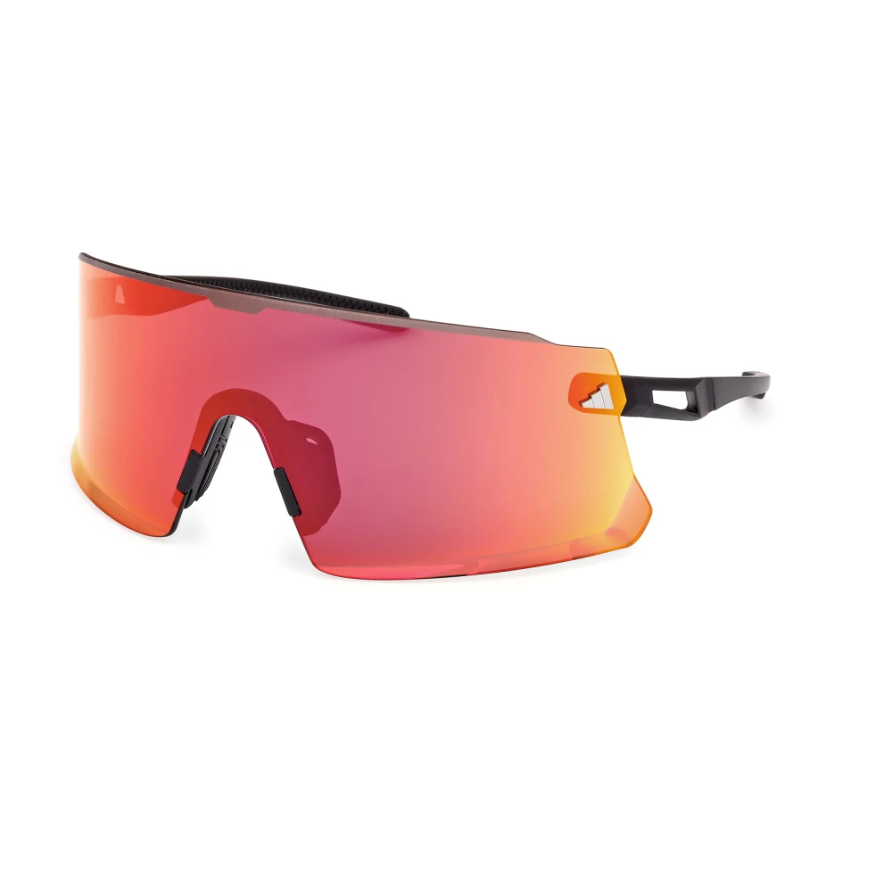 Adidas Black Sunglasses, Male, 48 Mm, Sporty Sunglasses Sp0100 Dunam Model