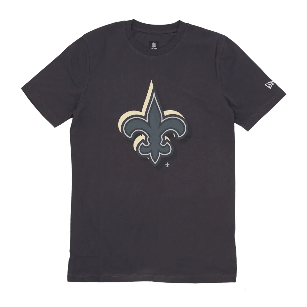 New Era Men's Gray T-Shirts, S, Nfl Draft Tee With Saints Logo