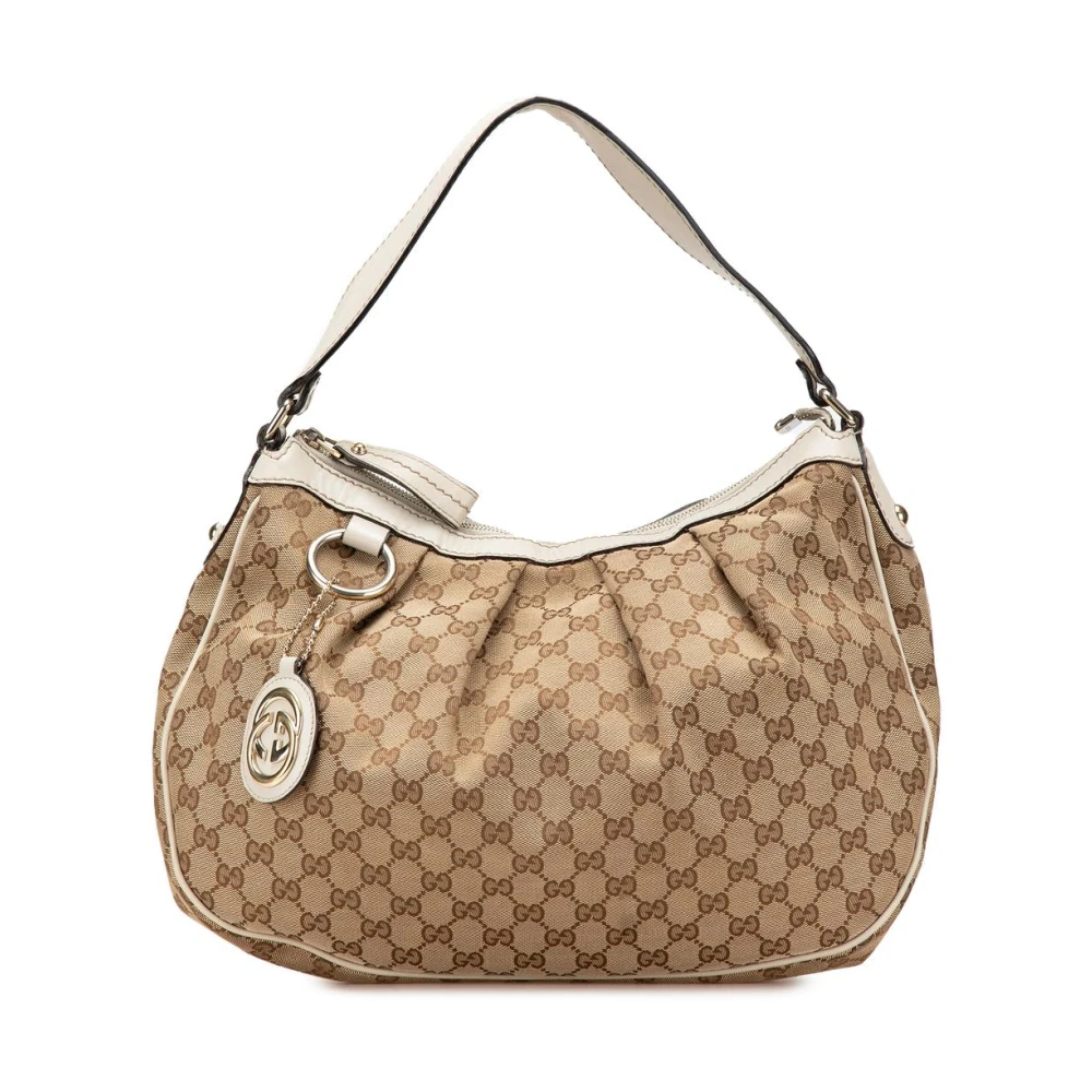 Gucci Vintage Women's Brown Pre-Owned Hobo Bag