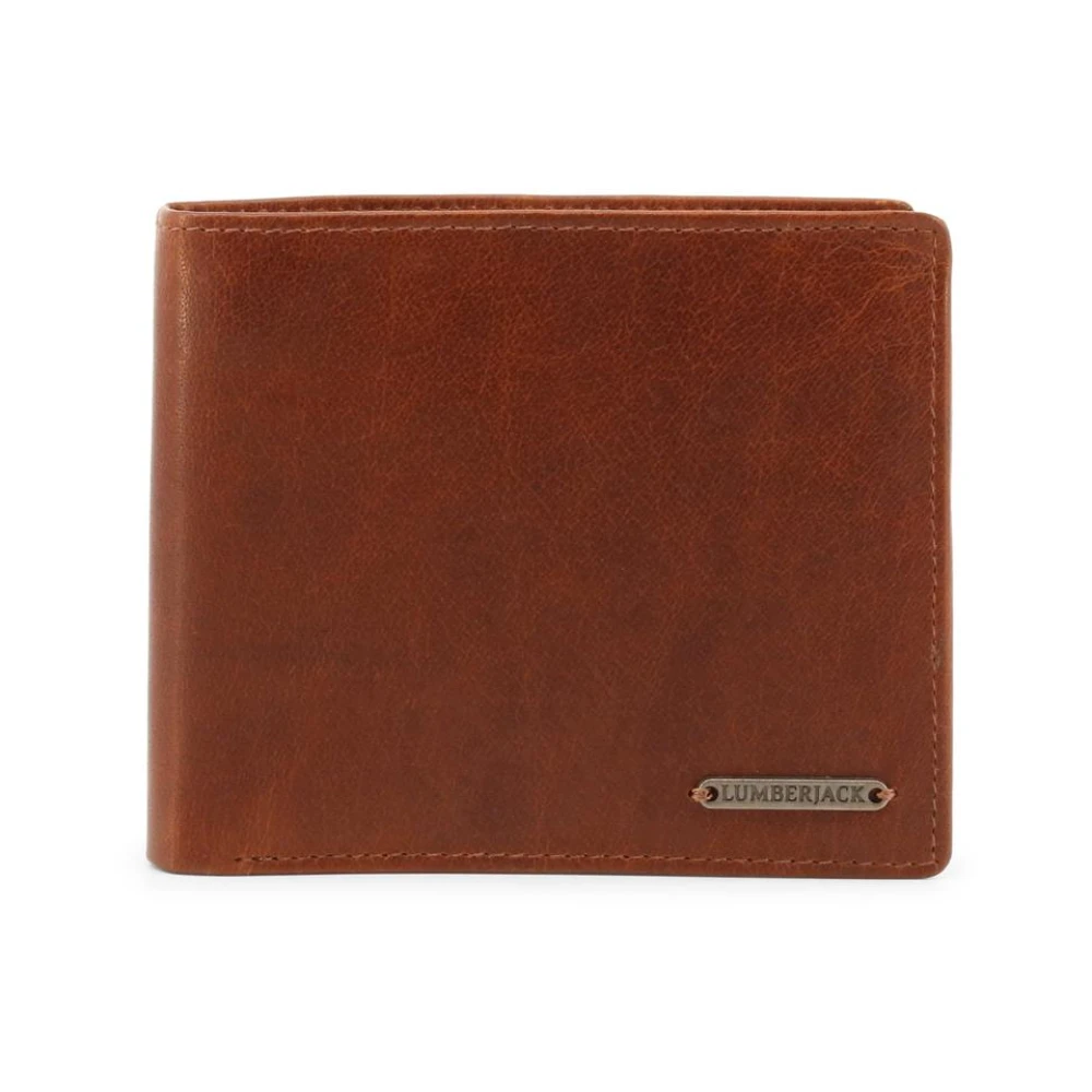 Lumberjack Men's Brown Stylish Leather Wallet With Coin Purse