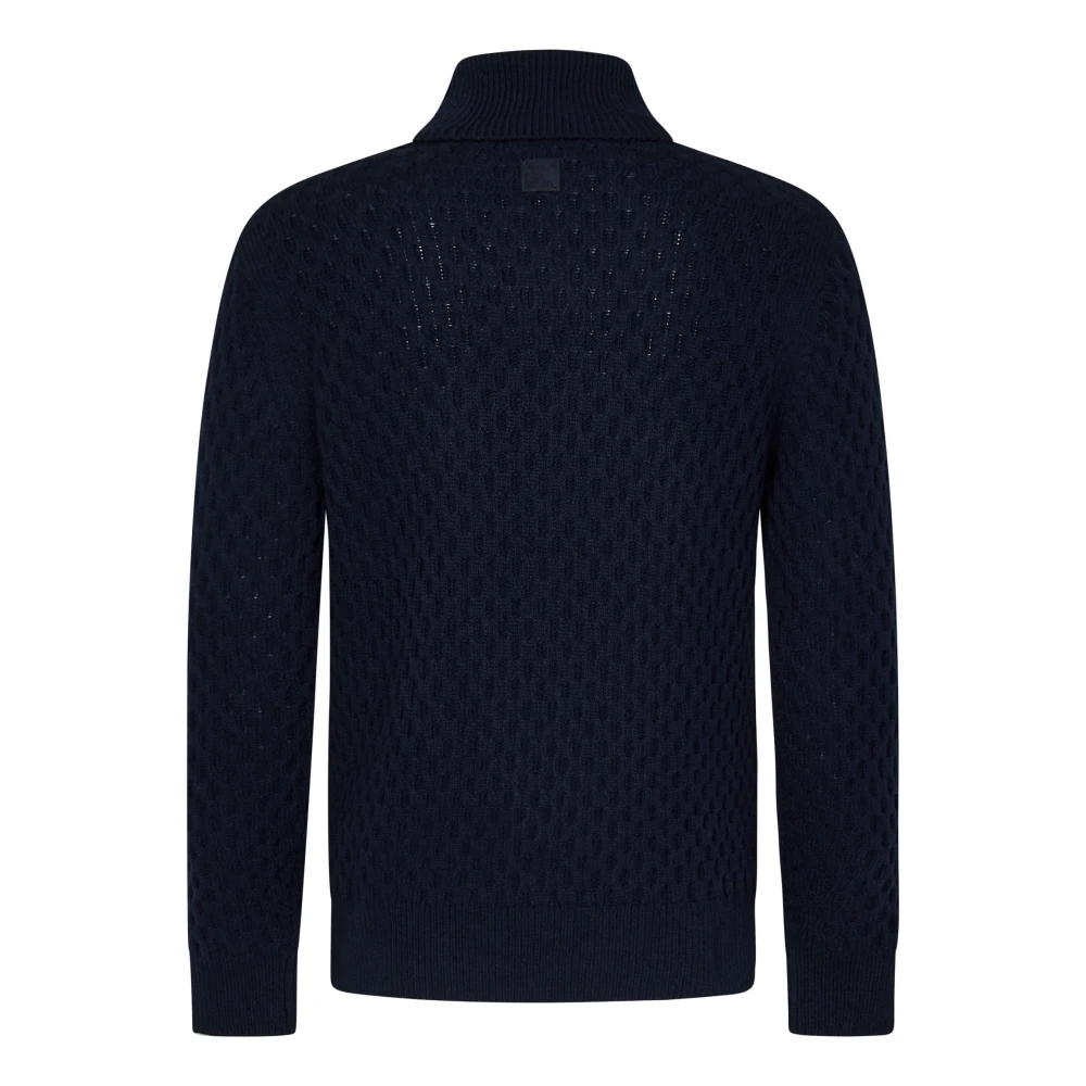 Jacob Cohën Blauwe Sweater voor Mannen Aw24 Blue Heren