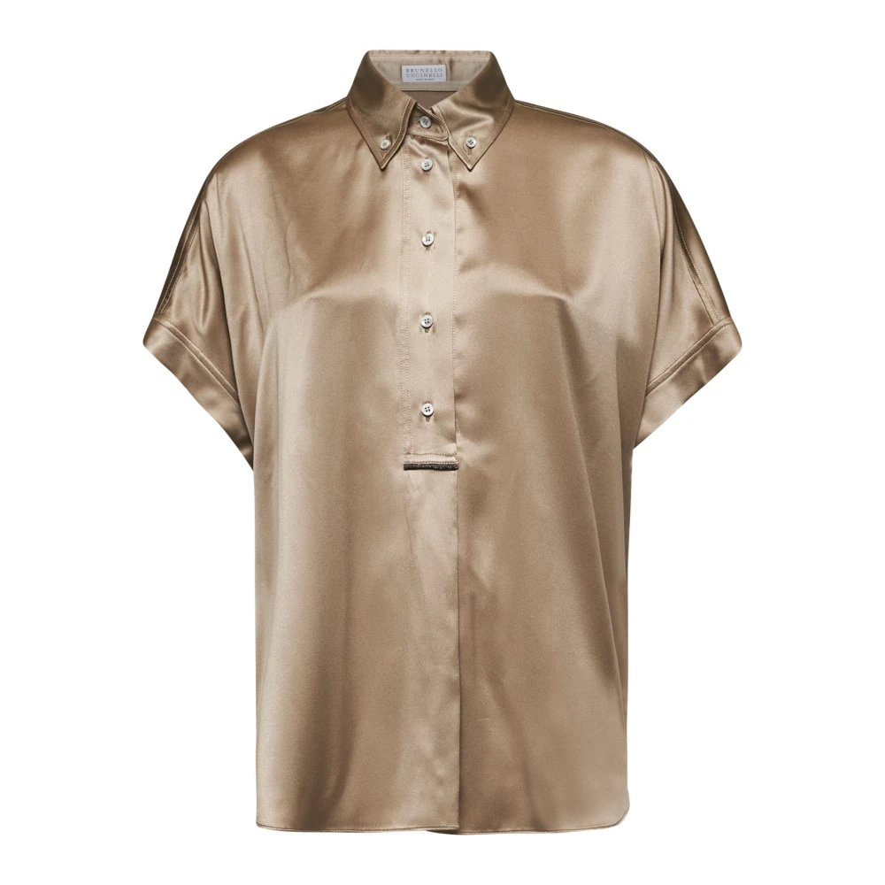 Blouses & Shirts > Shirts - - Brunello Cucinelli - Modalova