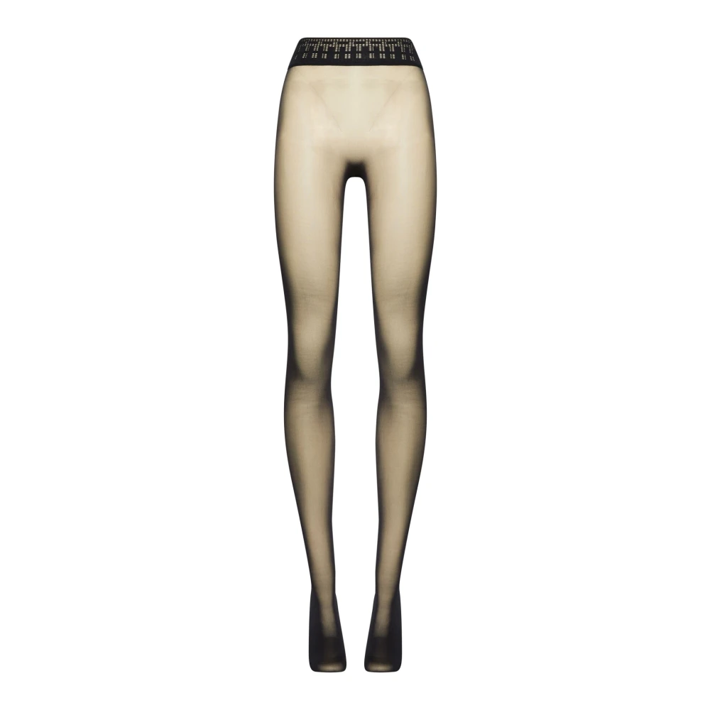 Wolford Black Fatal 15 Tights - Female - Tights - S - Underwear