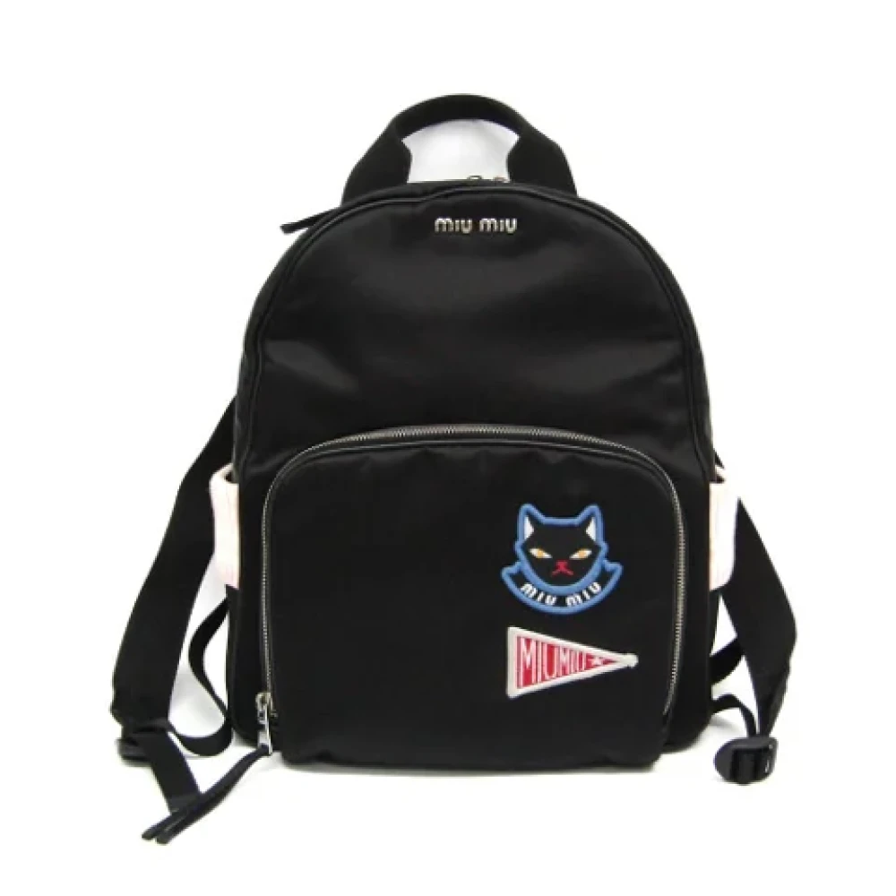 Pre-owned > Pre-owned Bags > Pre-owned Backpacks - - Miu Miu Pre-owned - Modalova