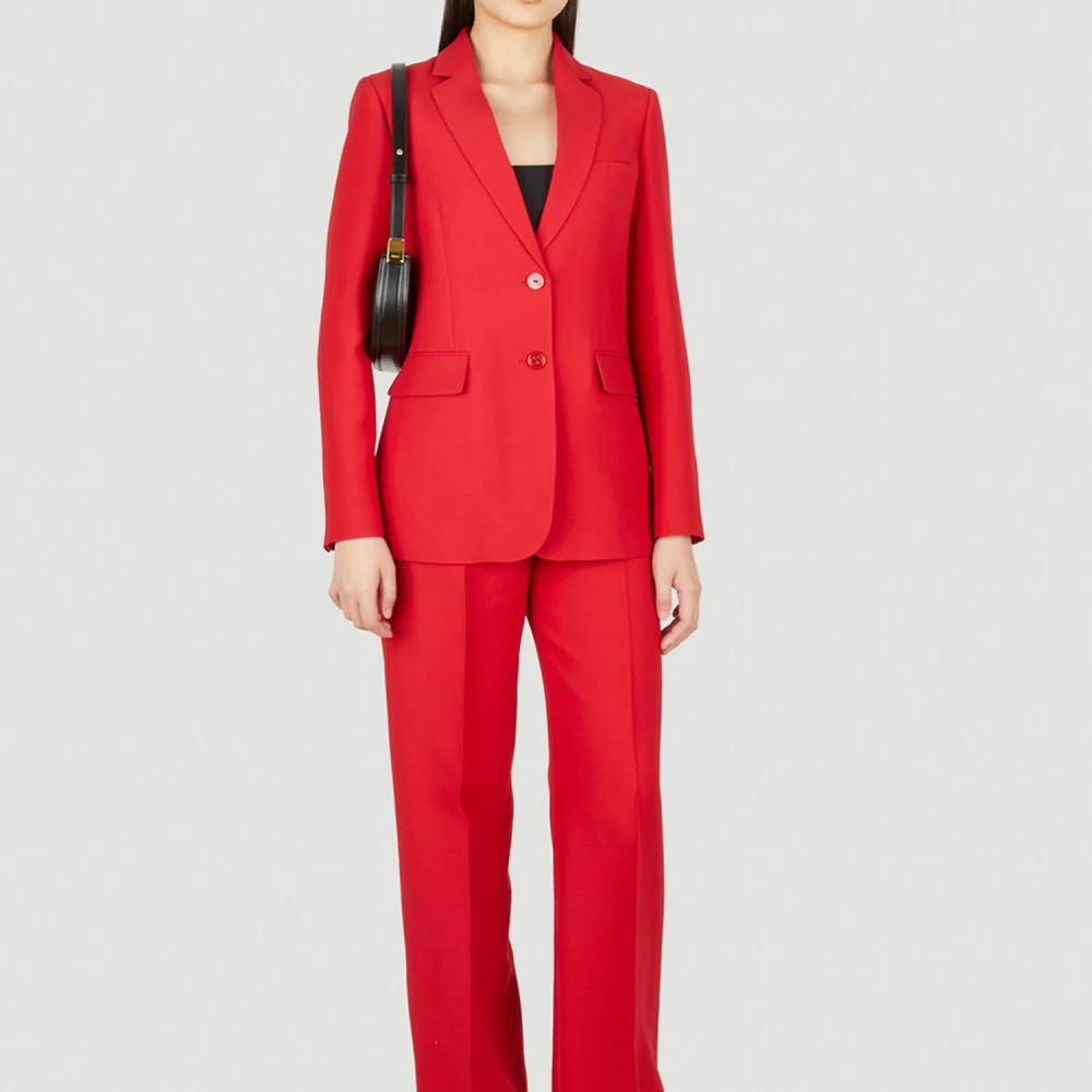 Valentino Wollen Pakbroek Red Dames