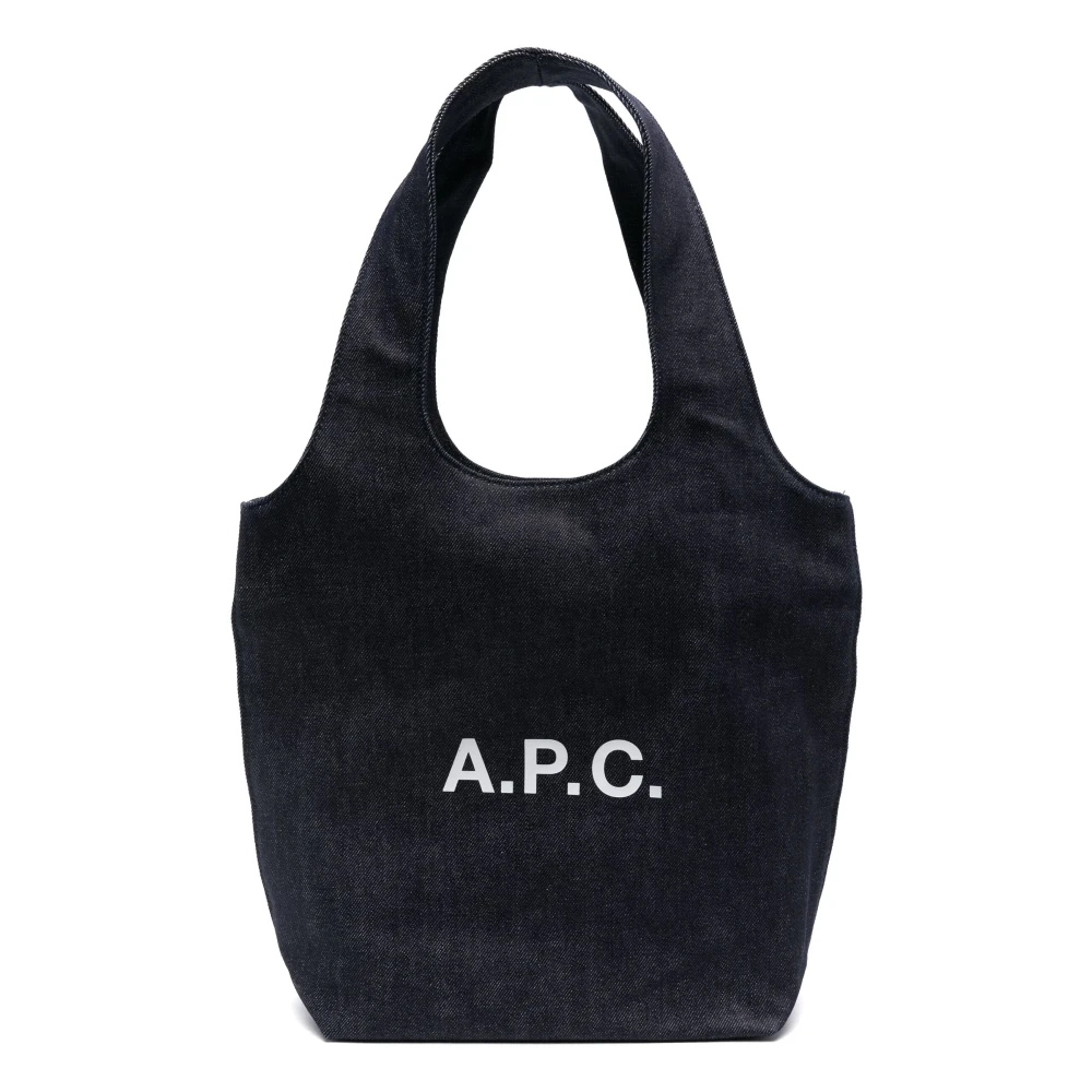 A.p.c. Blauwe Tassen met Grote Handvatten Blue Dames