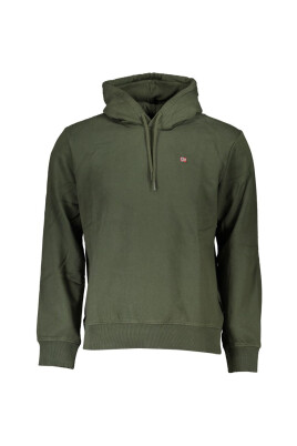 sweat-capuche-en-coton-vert-pour-homme
