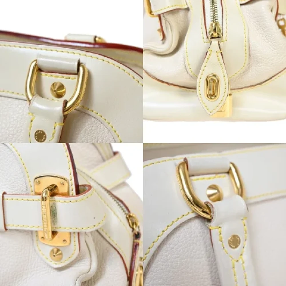 Louis Vuitton Vintage Pre-owned Leather shoulder-bags White Dames