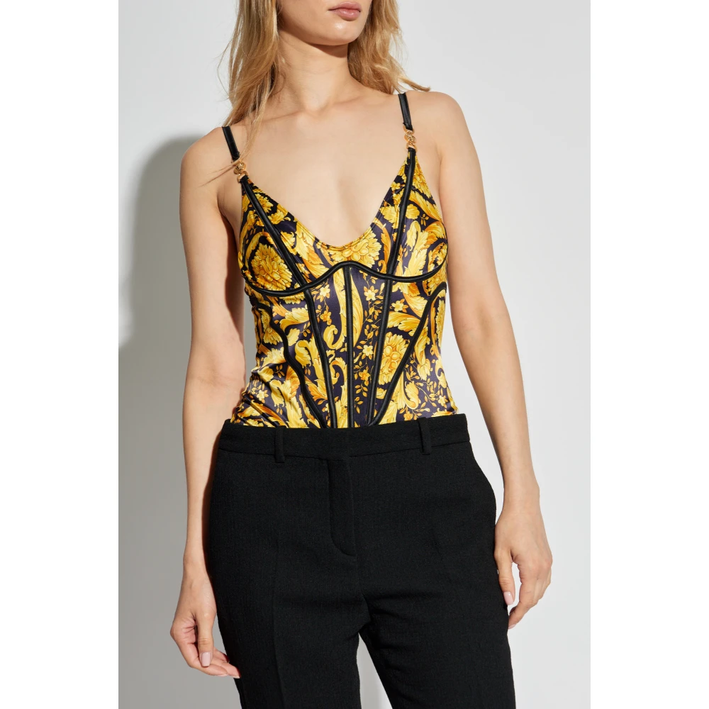 Versace Gestreepte bodysuit Multicolor Dames