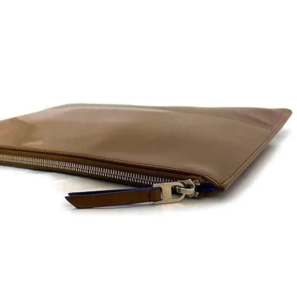 Celine Vintage Pre-owned Fabric clutches Brown Dames