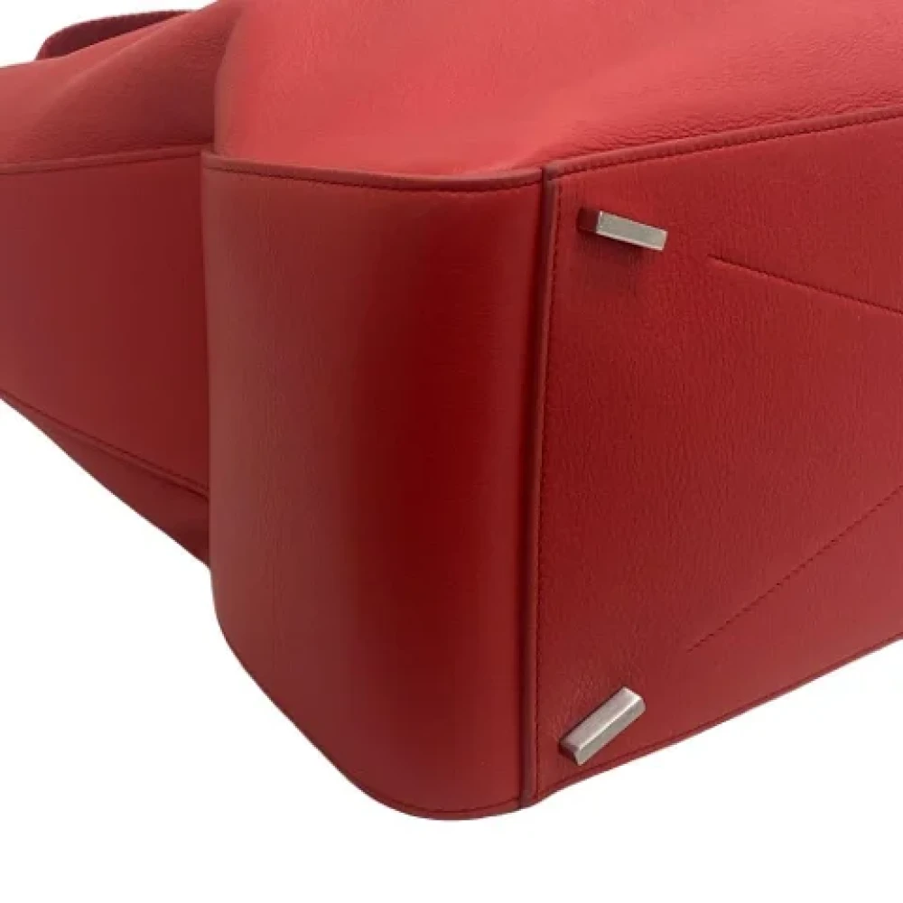 Salvatore Ferragamo Pre-owned Leather handbags Red Dames