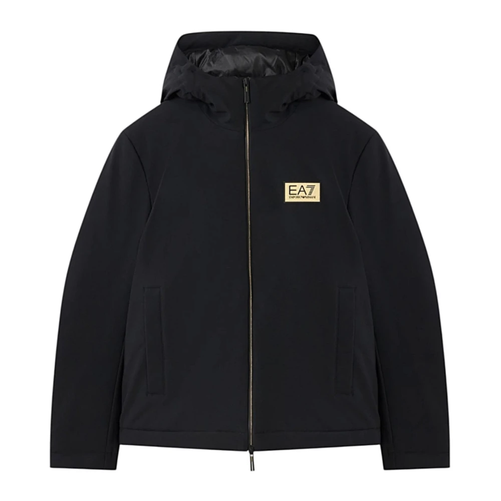 Emporio Armani Ea7 Men's Black Giubbotto - Light Jackets - 3XL - Jackets