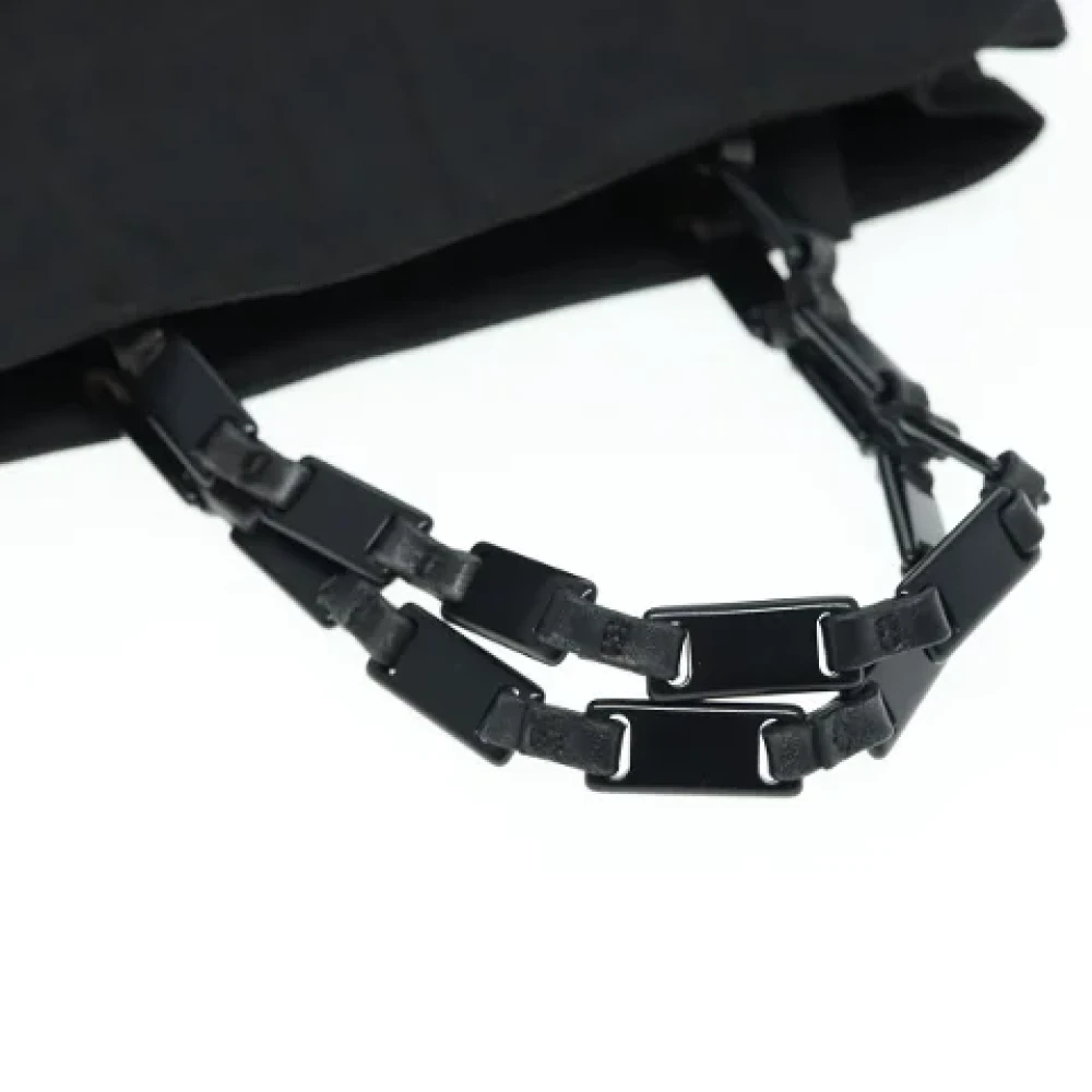 Prada Vintage Pre-owned Nylon handbags Black Dames