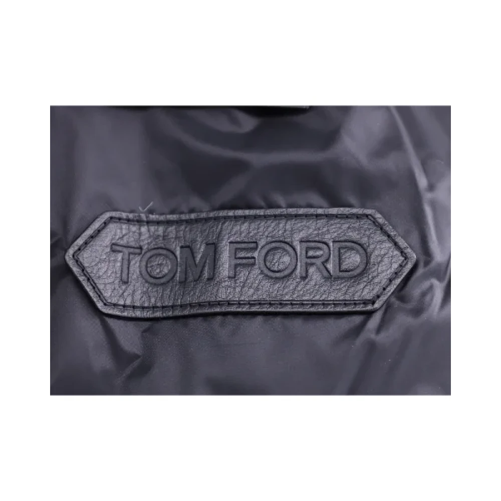 Tom Ford Pre-owned Polyester outerwear Black Heren