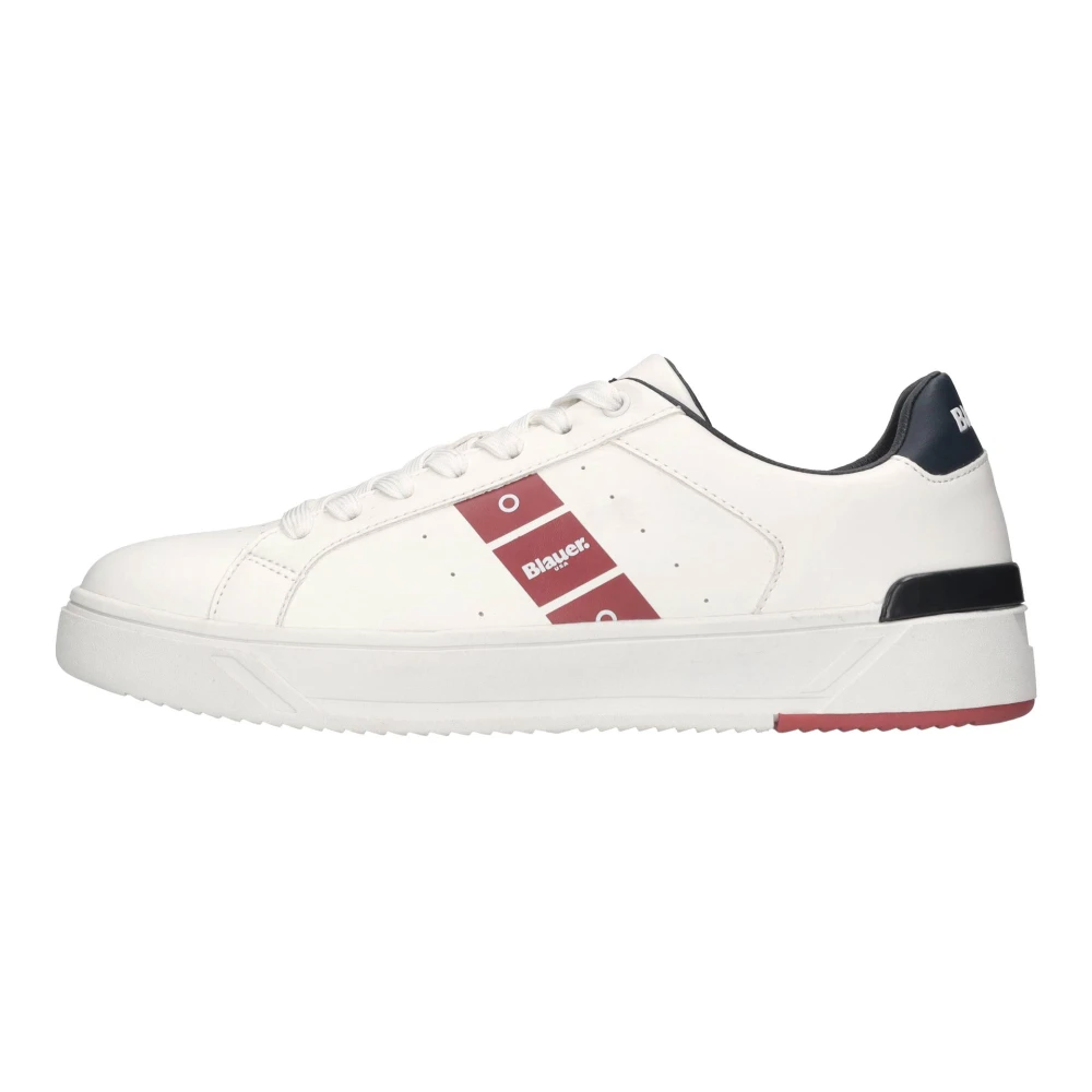 Blauer Sneakers Heren Schoenen Wit