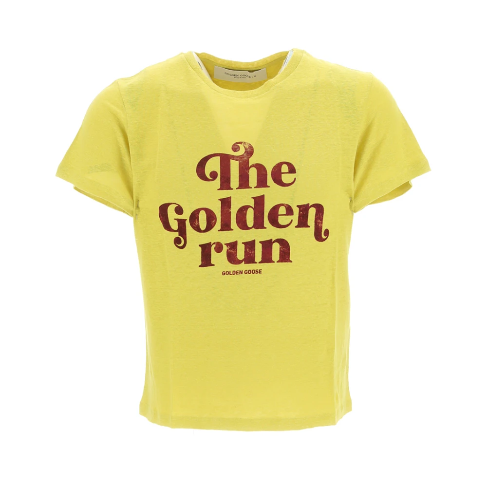 Golden Goose T-Shirts Yellow Dames