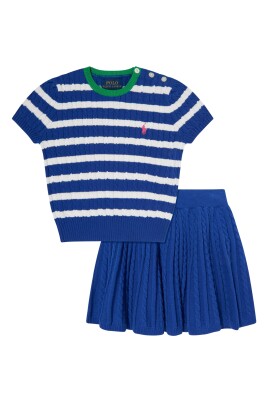 girls-striped-cable-knit-top-and-skirt-set-in-blue
