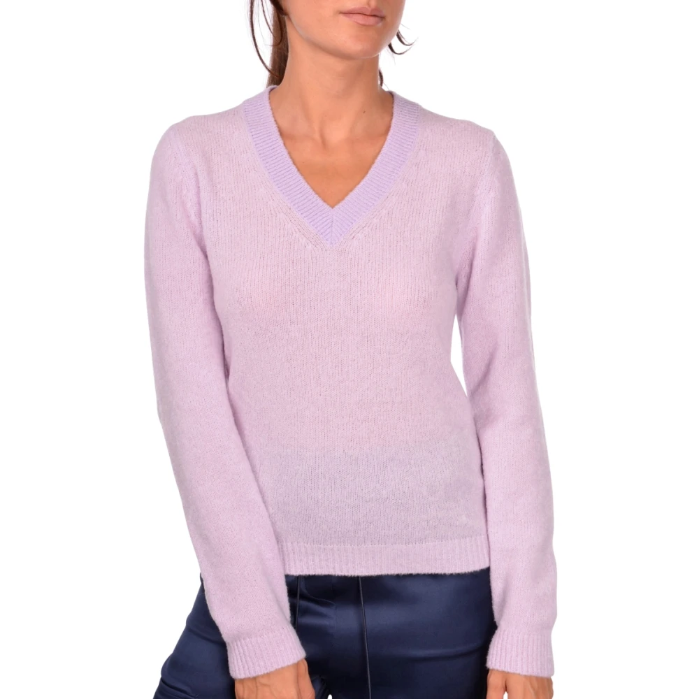 Gran Sasso Bouclé Trui Pink Dames