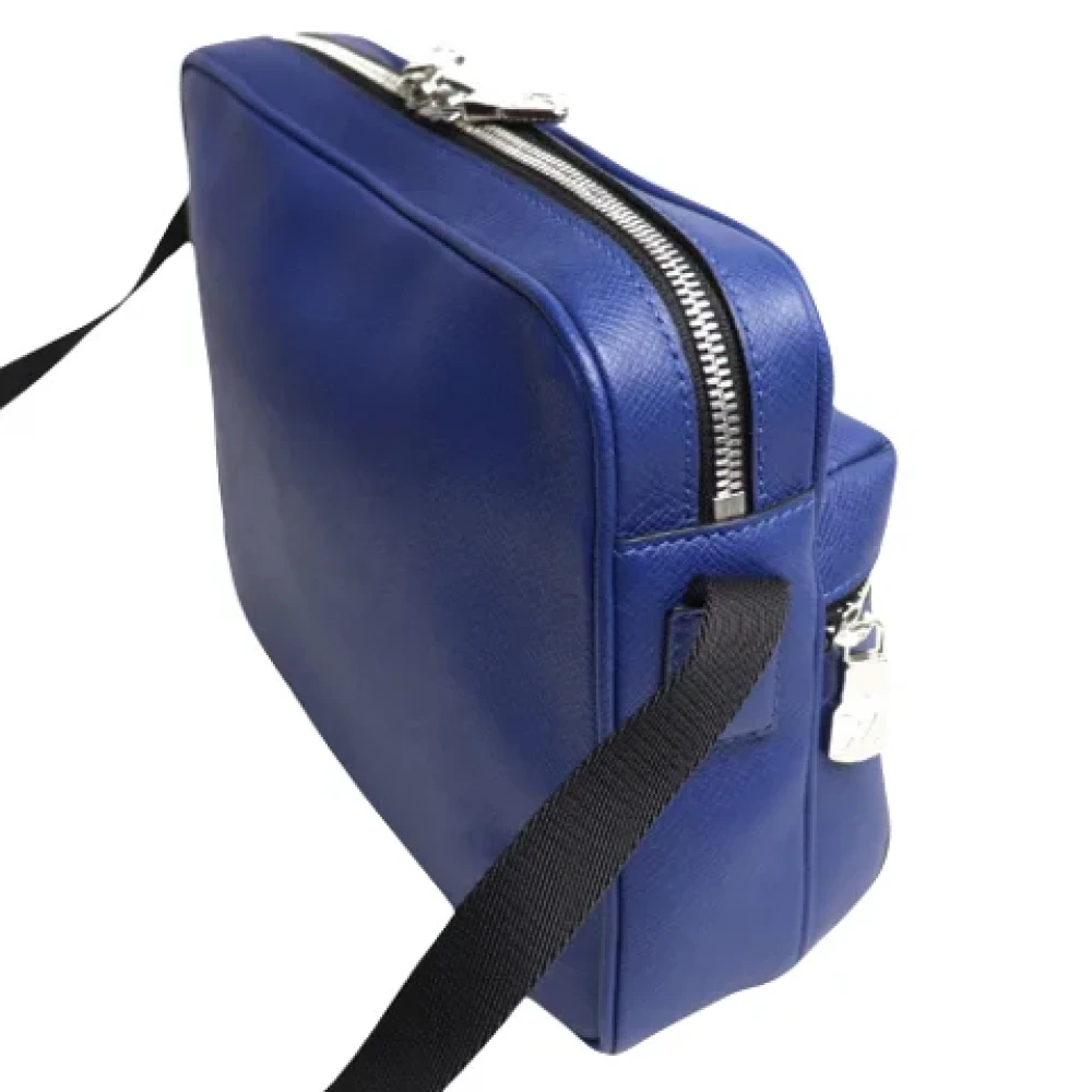 Louis Vuitton Vintage Pre-owned Leather louis-vuitton-bags Blue Heren