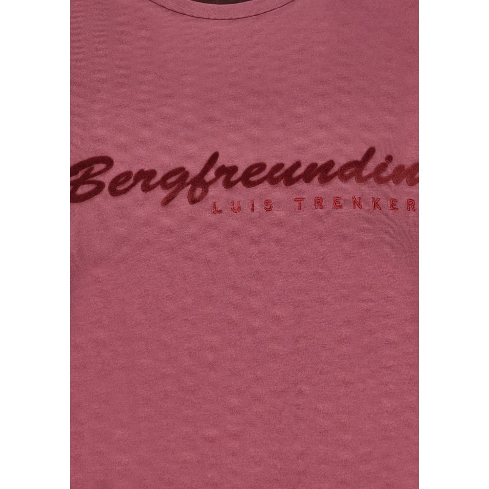 Luis Trenker Outdoor Avontuur T-shirt Pink Dames