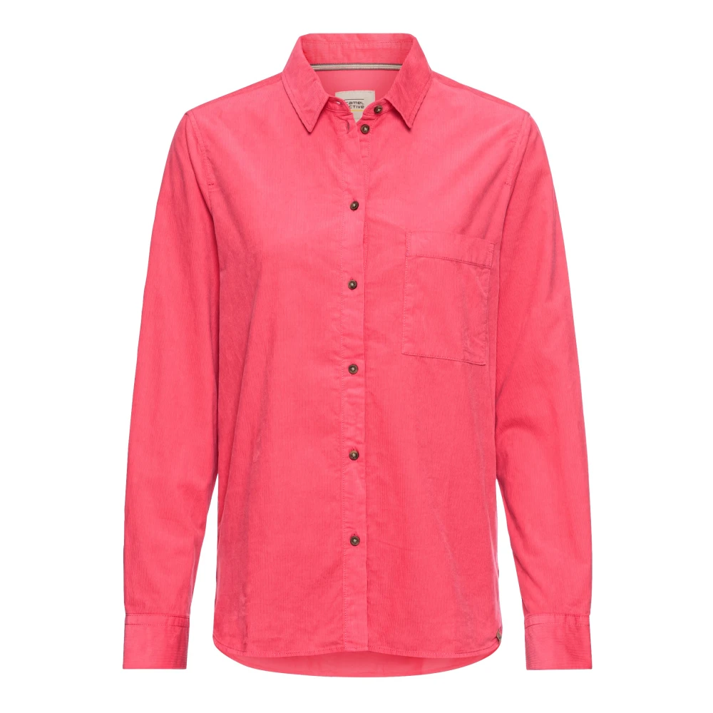 Camel active Zak Corduroy Blouse Pink Dames