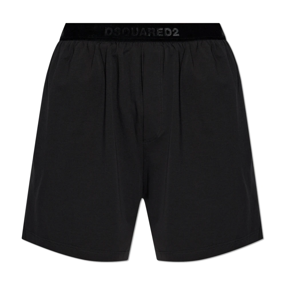 Dsquared2 Katoenen Ondergoed Shorts Black Heren