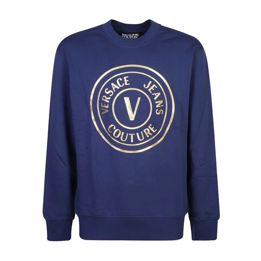 Versace Jeans Couture Blå Tröja ***cv Blue, Herr