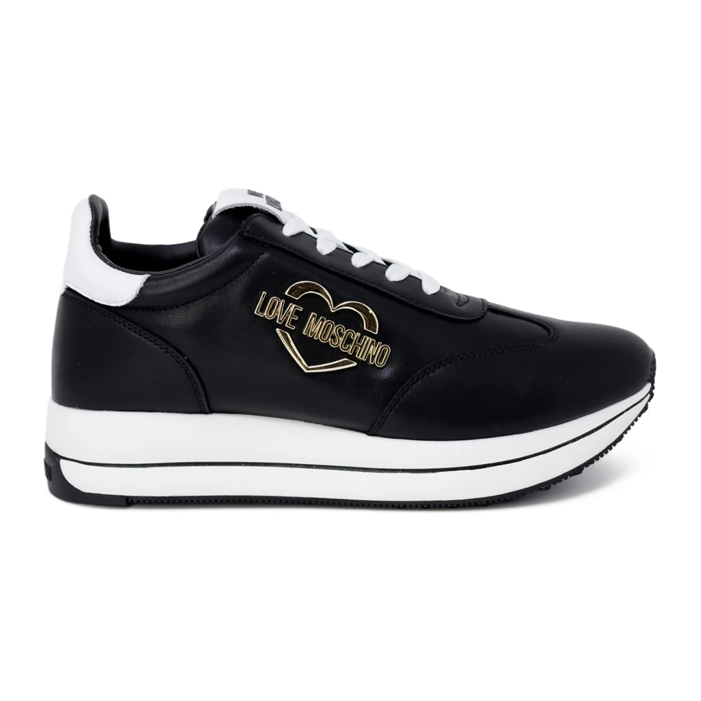 Love Moschino Women's Black Sneakers, 4 Uk, Autumn/Winter Trainers