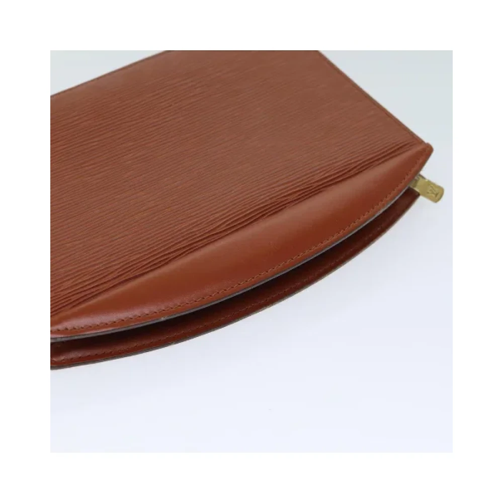 Louis Vuitton Vintage Pre-owned Leather handbags Brown Dames