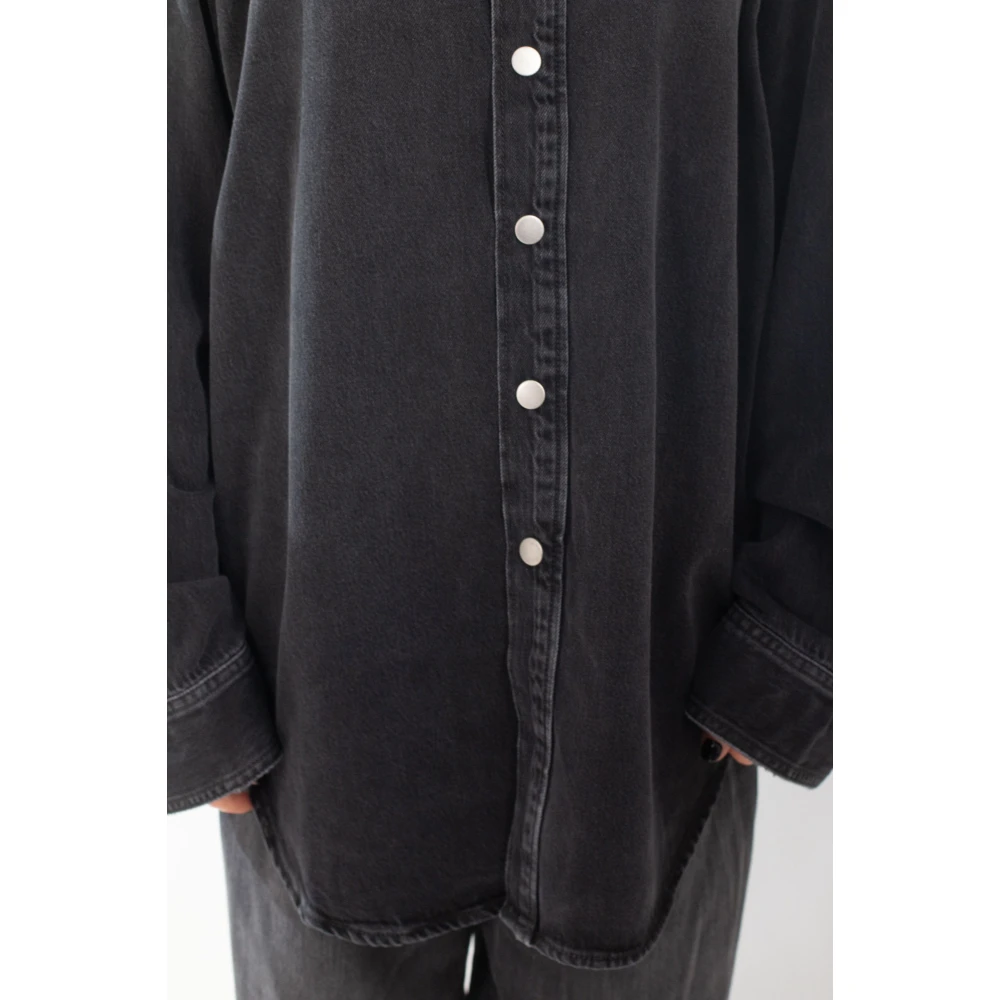 Haikure Zwarte Oversized Shirt Black Dames