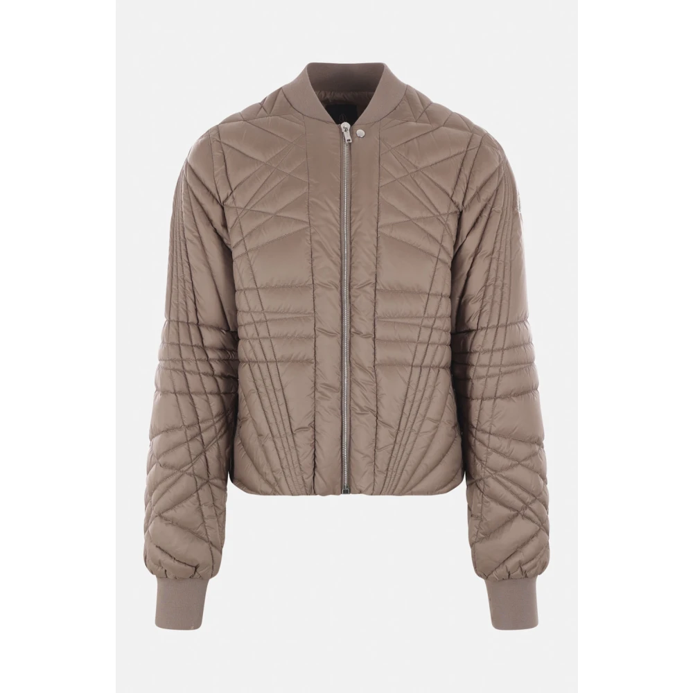 Moncler Megapenta Gewatteerde Bomberjack Beige Heren