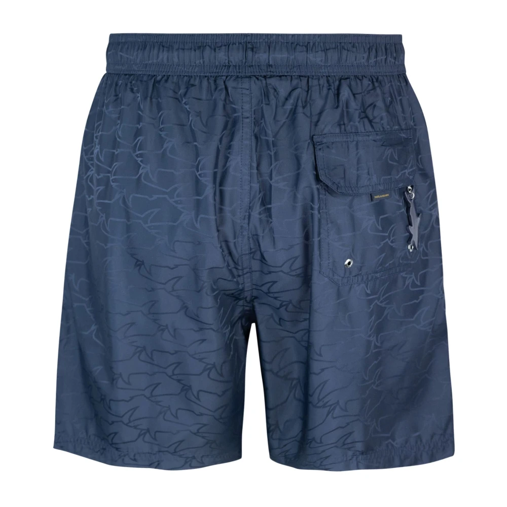 PAUL & SHARK Blauwe Zee Kleding Elastische Taille Polyester Blue Heren